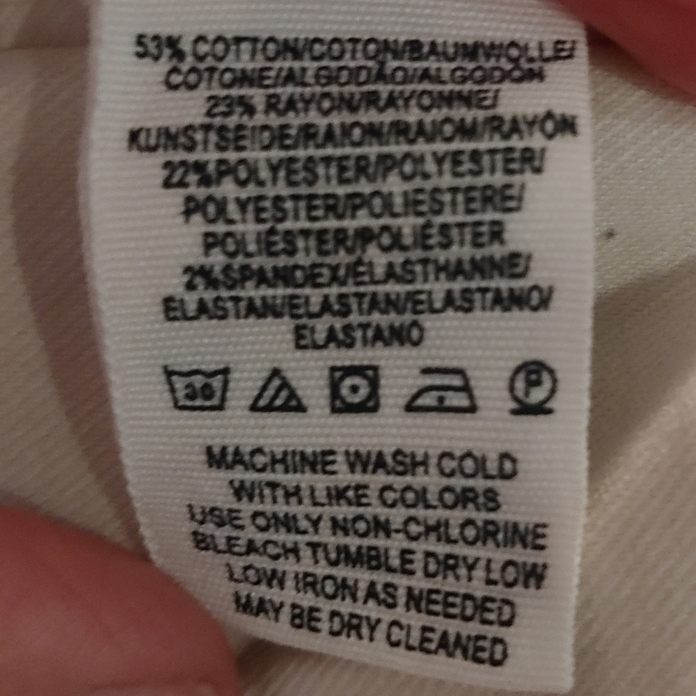 Free People Cream and Black Flare Pants - Picture 10 of 12